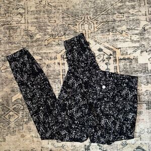 lululemon athletica Black and White Patterned Leggings